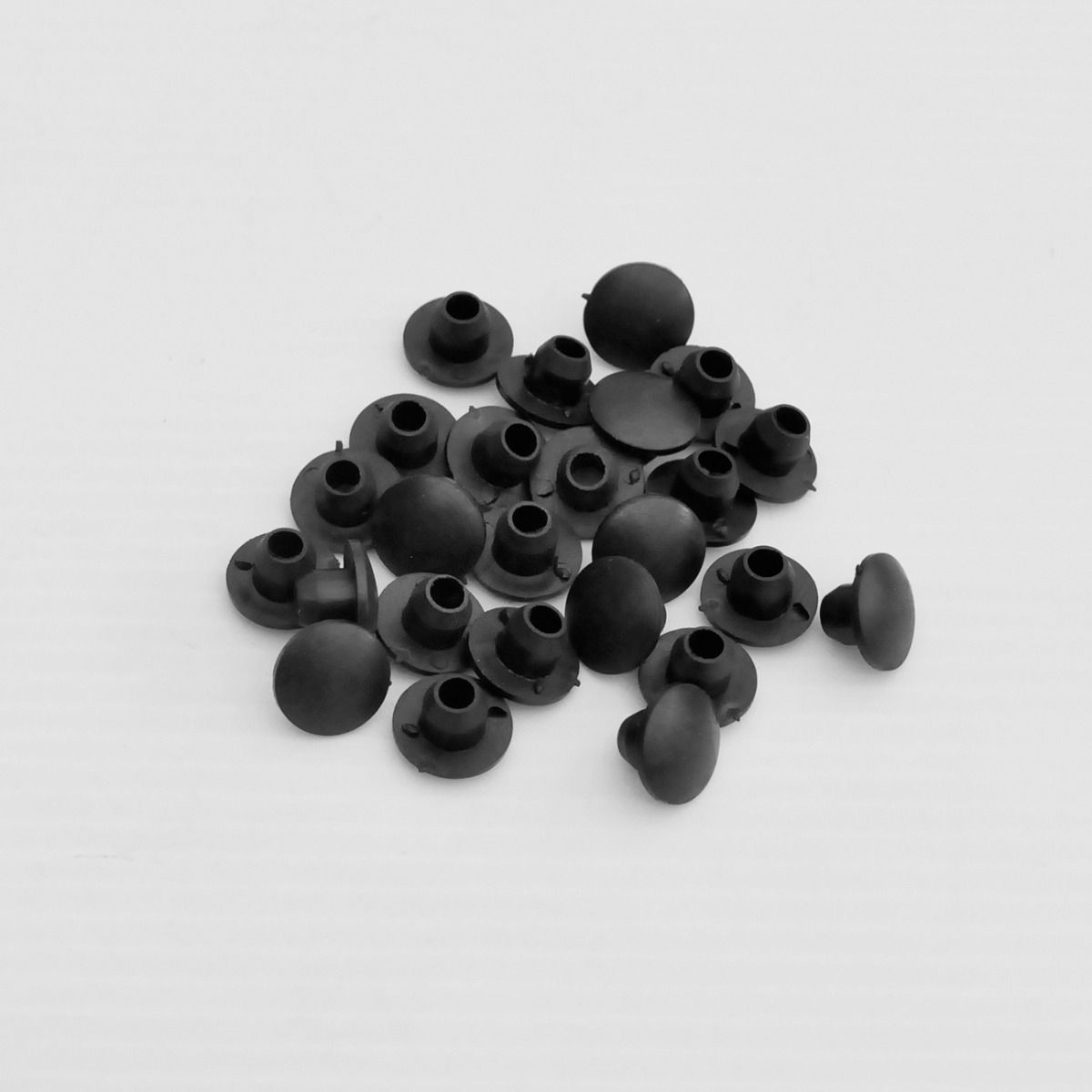 Kunststoff Schraubenabdeckung schwarz (B/C) / Ø 26,9/33,7 mm